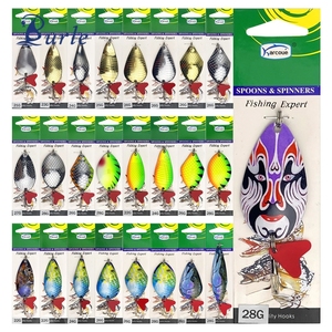 Leurres de pêche à la turlutte 20 à 30g Leurres de pêche Japon Bass Thon Truite Métal Spinner Cuillère Appât Lames Cloche Forme Cuillère Métal Spinner - Product Image 1
