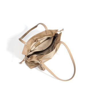 Bolso de Hombro de Cuero Genuino para Mujer, Diseño Simple, Gran Capacidad, con Hebilla Magnética y Borla, Nueva Moda Primavera 2026 - Product Image 3