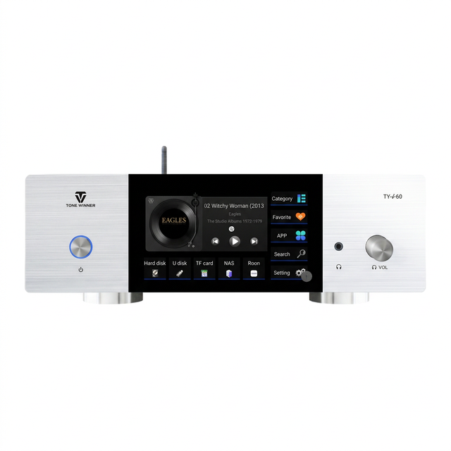 ToneWinner TY-i60 5-Inch 1080P Aluminum Alloy Audio Digital Player Home System Hi-End DSD Android