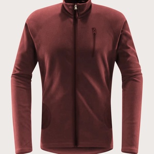 Wine <b>Red</b> Solid Color Standing Collar Winter <b>Jacket</b> Soft Skin Friendly Velvet Eco-Friendly Warm Outdoor <b>Waterproof</b> Custom Logo - Product Image 1