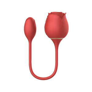 2-in-1 Designed Rose Suck Vibrating <strong>Adult</strong> Masturbation <strong>Toy</strong> for Women - Product Image 6