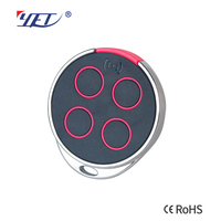 YET2174 Nuevo Control Remoto RF Universal 433M con Código de Aprendizaje y Código Variable, Transmisor RF de 4 Teclas para Puertas Automáticas