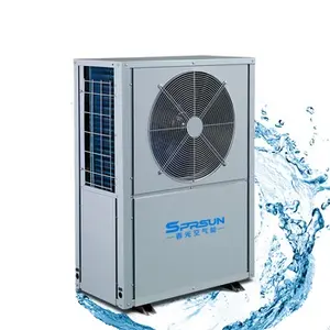 11KW आउटलेट 60C गर्म पानी हीटिंग और गर्म पानी के लिए हवा स्रोत एवी गर्मी पंप