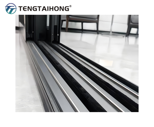 Biệt thự cửa và cửa sổ nhiệt phá vỡ dân cư nhôm trượt cửa ban công với an ninh lưới cơ giới rèm - Product Image 6