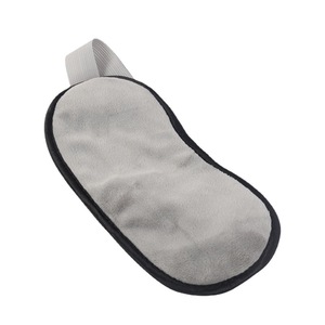 Saien Eye Mask <b>Light</b> Gray Sponge Material Wide Seamless Elastic <b>Sleep</b> Aid Travel Use - Product Image 4