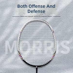 Juego de Raquetas de Bádminton Profesionales de Carbono de Alta Calidad con Encordado a Máquina, Empuñadura de PU <span class=keywords><strong>Victor</strong></span> para Aficionados, Nivel Intermedio y Avanzado - Product Image 3