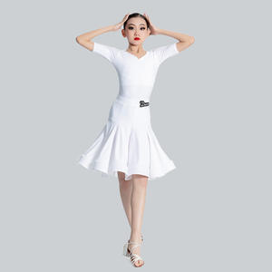 Vestido de Baile Latino Más Barato, Vestido Midi para Fiesta de Baile, Traje de Baile Latino de Salsa y Salón, Falda - Product Image 3