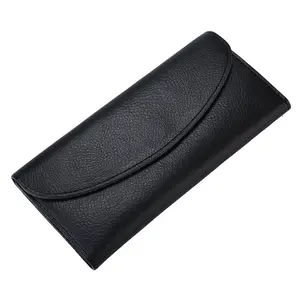 Hot Sale Fashion Design Long Envelope Bags Leather Purse Card Holder Money Clip Women Wallet