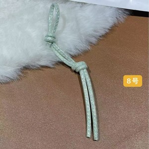 Leather Braided Keychain Pendant <b>Red</b> <b>Glitter</b> Rope Knot Car Key Accessory Mobile Phone Charm Spring 2026 - Product Image 2