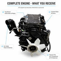 Pompe d'injection mécanique diesel d'occasion turbocompressée pour moteur 1KZ-TE (1993-2007) compatible avec Hilux/Prado/Hiace 96-108 kW 3.0L