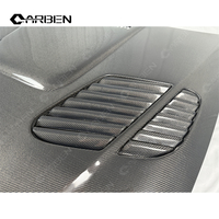 Capot moteur en fibre de carbone avec aérations réelles pour BMW E46, kit carrosserie racing, accessoires extérieurs, pièces auto