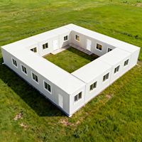 Maison préfabriquée modulaire ignifuge à montage rapide pour dortoir scolaire et utilisation en salle de classe