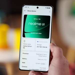 Teléfono Inteligente Real Me 16 Pro+ Versión Global 5G 6.8'' 144Hz AMOLED Snap Dragon 7 Gen 4 7000mAh 80W 200MP Esim - Product Image 6