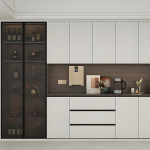 <span class=keywords><strong>Buffet</strong></span> de salon moderne de luxe en panneaux de bois, sans formaldéhyde, écologique, pour usage hôtelier, vente en gros - Product Image 2