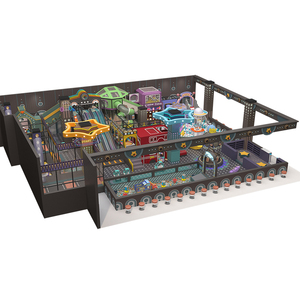 Équipement <span class=keywords><strong>de</strong></span> jeu doux, piscine <span class=keywords><strong>de</strong></span> sable, aire <span class=keywords><strong>de</strong></span> jeux intérieure à thème, labyrinthe, château coquin avec toboggan à grosses vagues, aire <span class=keywords><strong>de</strong></span> jeux intérieure à vendre - Product Image 1
