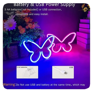 New Wall Hanging <strong>Butterfly</strong> Night Light Small Bedroom Ornaments Decoration Plug-In Middle Size <strong>Lamp</strong> for Living Room Atmosphere - Product Image 2