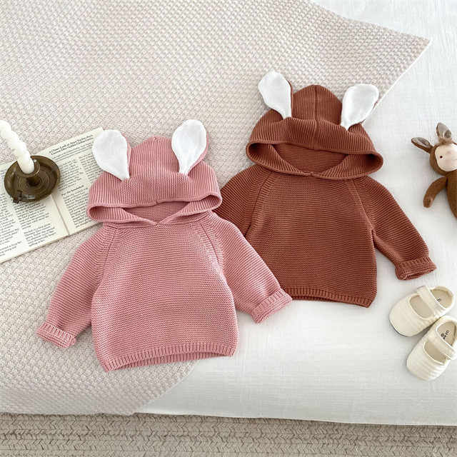 1 Pcs Custom Tag Plain Cotton Autumn Newborn Infant Toddler Boys Girls