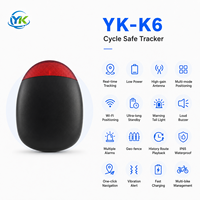 Rastreador GPS para Bicicleta K6 4G LTE con Aplicación Android, Luz Trasera, Alarma Antirrobo, Resistente al Agua IP65, Localizador para Bicicleta Eléctrica y Motocicleta