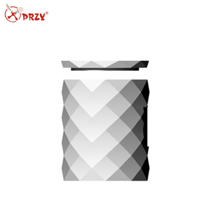 Geometric cement concrete jar with lid candle box silicone mold