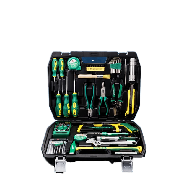 OEM Customizable 48-Piece Lion Electrician Repair Kit for Telecommunications Household Electronic Network Hand-Powered Tool Set