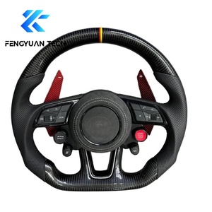 Volant en fibre de carbone pour <span class=keywords><strong>Audi</strong></span> A1 A3 A4 A5 A6 A7 C5 C6 C7 C7.5 C8 B6 B7 B8 B8.5 B9 Gb 8v 8p 8y B10 RS5 RS6 RS7 S5 S6 S7 - Product Image 4