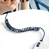 Kabel Data Teleskopik Mcdodo Baru QC4.0 QC3.0 Pengisian Cepat Kabel Android USB ke Type-C 3a Kabel USB Type C 1.8 Meter