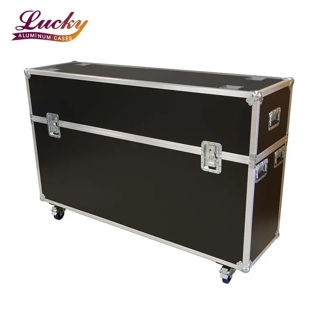 Aluminium 75 Inch LED Screen Durable TV Flight case With Shockproof Durable Professional Customizable Flight case