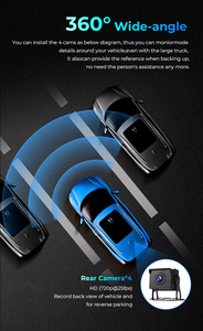 Cámara DVR Inteligente 4G Android 8.1 2+32G para Camiones, con GPS, Monitoreo Remoto, <span class=keywords><strong>Grabador</strong></span> <span class=keywords><strong>de</strong></span> Video, Compatible con 12-24V, Antirrobo - Product Image 5