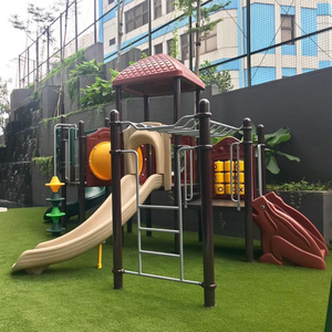 Jardín de Infantes de interior y al Aire Libre <span class=keywords><strong>juegos</strong></span> al aire libre de los niños columpio y tobogán de conjuntos - Product Image 6