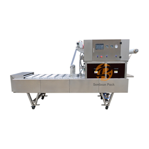 Confezionatrici automatiche multifunzione torta tiramisù spaghetti istantanei di carne sottovuoto vassoio sigillante - Product Image 2