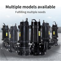 Pompe à eaux usées de coupe économique et abordable Pompe à eaux usées submersible centrifuge à lisier de ciment fécal