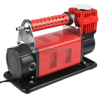Compresseur d'air portable 12V à entraînement direct monocylindre robuste pour gonflage de pneus, 160L/min, avec moniteur de pression des pneus