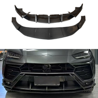 Lèvre de pare-chocs avant en fibre de carbone style Topcar pour Lamborghini URUS – Accessoire de mise à niveau pour voiture, kit carrosserie