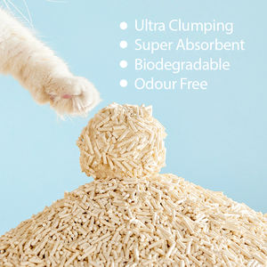 Litière <span class=keywords><strong>pour</strong></span> chat en tofu, parfum noix de coco, faible teneur en poussière, durable, vente en gros usine - Product Image 3