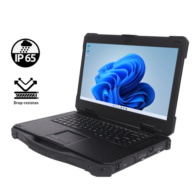 AICSHTER New Rugged Laptop 15.6" Inch IP65 Waterproof Dustproof Industrial Notebook Intel I7-11390H RTX-3050-8G Optional GPS/EU