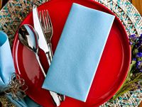 Serviettes en papier Airlaid couleur Pantone personnalisées, texture lin douce et épaisse, pour la restauration haut de gamme des complexes hôteliers