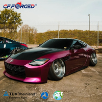 Jantes forgées 2 pièces à déport profond 19-20 pouces 5x114.3 NISMO pour Z RZ34 370Z, chromées polies, multi-rayons, style turbofan