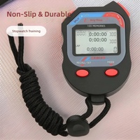 Stopwatch Digital Multi-saluran 100 saluran Timer Elektronik Multifungsi Desain Tahan Air Akurasi Tinggi untuk Kompetisi