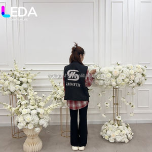 Arreglo Floral Verde de Seda para Boda LEDA, Centro de Mesa con Flores Artificiales, Bola de Flores para Decoración de Eventos y Fiestas - Product Image 1