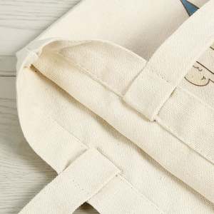 Bolsa de Compras de Lona Reutilizable con Logotipo Personalizado Brillante, Bolsa de Mano de Algodón Ecológica, Bolsas de Compras de Lona - Product Image 6