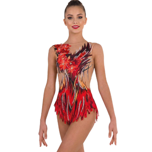 Robe de patinage <span class=keywords><strong>artistique</strong></span>, shorts en diamants, justaucorps de gymnastique, justaucorps de danse de compétition, patinage sur <span class=keywords><strong>glace</strong></span>, justaucorps rythmique - Product Image 5