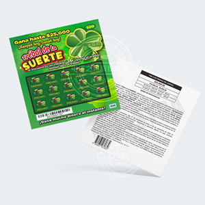 Cartes de loterie de haute qualité, personnalisées, anti-contrefaçon, imprimées sur du <span class=keywords><strong>carton</strong></span>, à gratter et à gagner, avec un design gratuit - Product Image 3