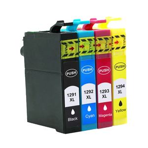 HESHUN T1291 T1292 T1293 T1294 T 1291 Cartouche d'encre couleur compatible de qualité supérieure pour imprimante Epson STYLUS <span class=keywords><strong>Sx435w</strong></span> Sx525wd - Product Image 2