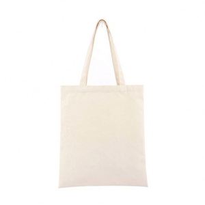 Design Wholesale Solid-color Hand-held Canvas <b>Bags</b> in Stock Blank Shopping Handbags - Product Image 3