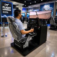 Simulateur de pilotage d'avion électrique à basse altitude de grande taille, de niveau scientifique populaire
