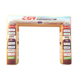 Arco Inflable de Malla de PVC con Impresión Digital Personalizada, 8-10 Pies, Multicolor, Resistente al Agua, Modelo Publicitario para Exteriores - Product Image 1