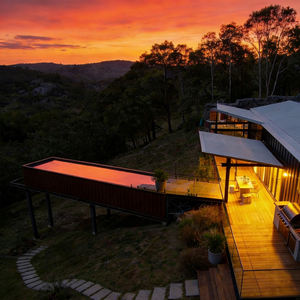 Family-Sized Above Ground <b>Pool</b> with Wooden Entry Deck and High-Flow Integrated <b>Filter</b> <b>Pump</b> for Fast Water Turnover <b>Pool</b> - Product Image 3