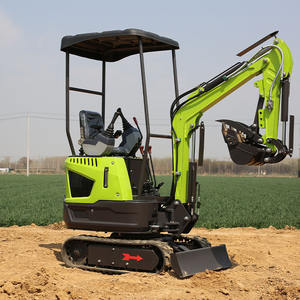 Mini-excavatrice compacte de 1,5 tonne avec moteur KOOP, acier épaissi, certifiée EPA/CE Euro 5, avec godet brise-roche et pompe à moteur de tarière - Product Image 6