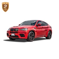Kits de carrocería X6M para BMW X6 E71, modelo de coche, Material de fibra de vidrio, parachoques, guardabarros, falda lateral