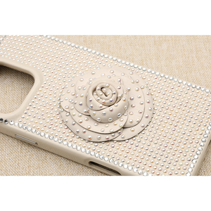 Funda de Teléfono Móvil de Alta Gama ZENOS, Personalizada, de Cuero PU, con Diseño de Rosas y Diamantes, Hecha a Mano, para la Serie - Nueva - Product Image 5